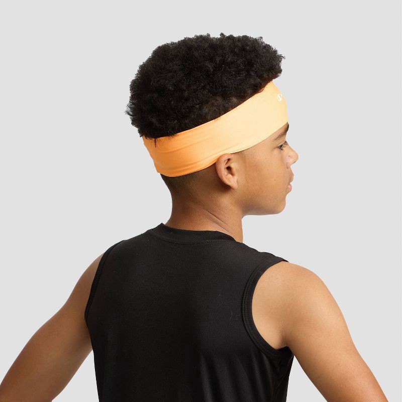 slide 4 of 12, Champion Legend Headband 3pk - Orange/Pink/Yellow, 3 ct
