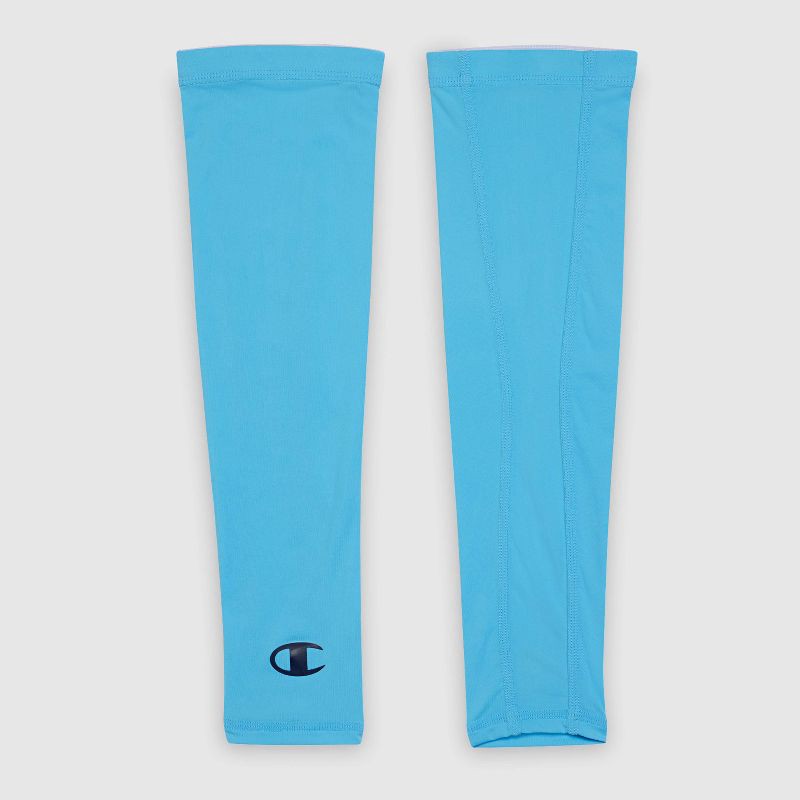 slide 5 of 7, Champion Momentum Leg Sleeve S/M Youth 2pk - Blue, 2 ct