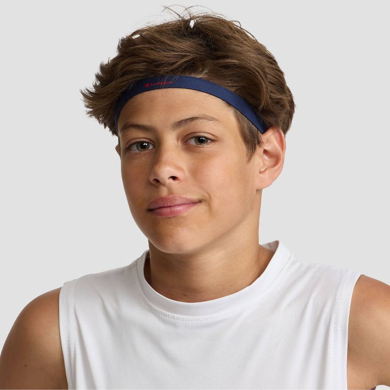 slide 3 of 12, Champion Game-Day Headbands 3pk- Red/ White/Blue, 3 ct