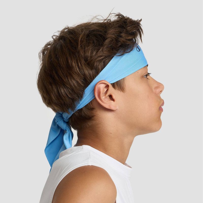 slide 2 of 8, Champion Legend Tie Headband - Blue, 1 ct
