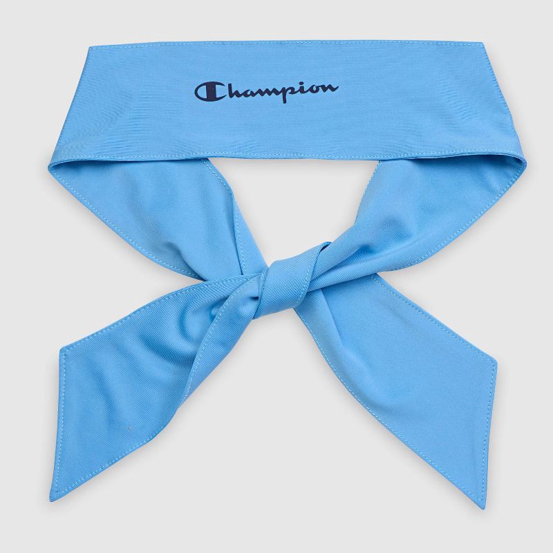 slide 4 of 8, Champion Legend Tie Headband - Blue, 1 ct