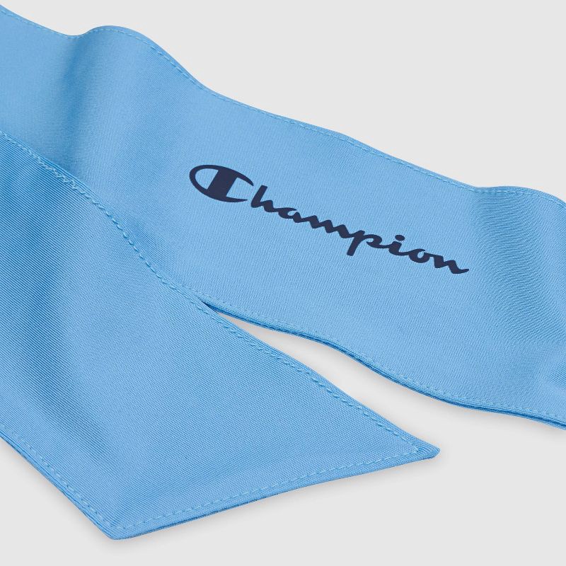 slide 8 of 8, Champion Legend Tie Headband - Blue, 1 ct