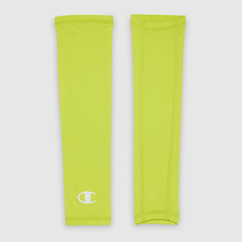 slide 5 of 7, Champion Momentum Arm Sleeve S/M Youth 2pk - Yellow, 2 ct