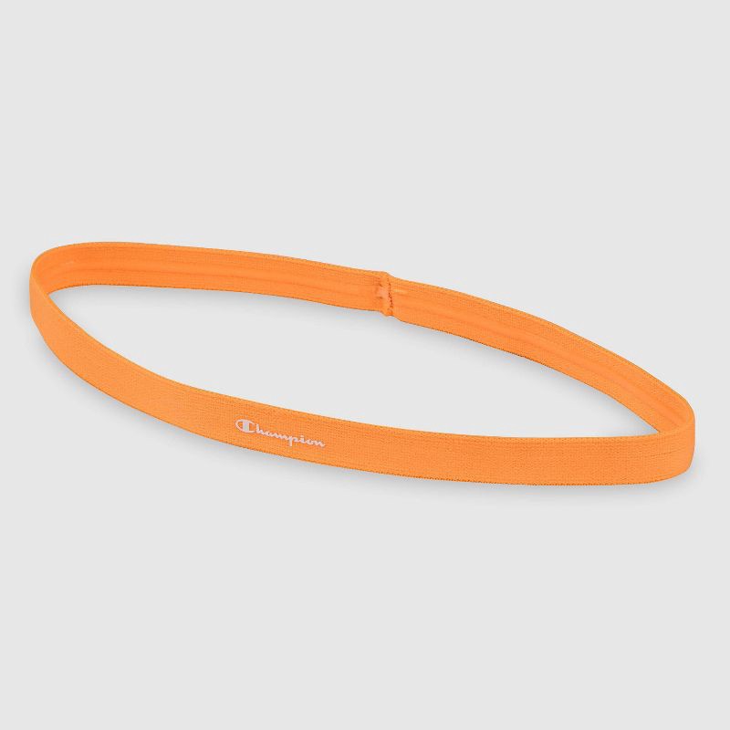 slide 10 of 12, Champion Game-Day Headbands 3pk - Pink/ Yellow/Orange, 3 ct