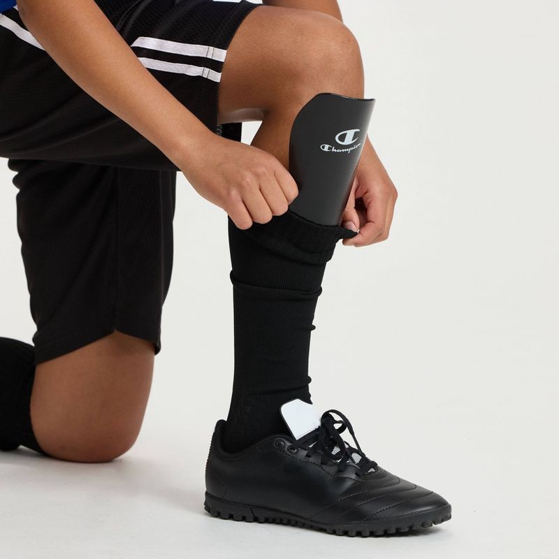 slide 6 of 7, Champion Defender Elite Shin Guards - Black L/XL, 1 ct