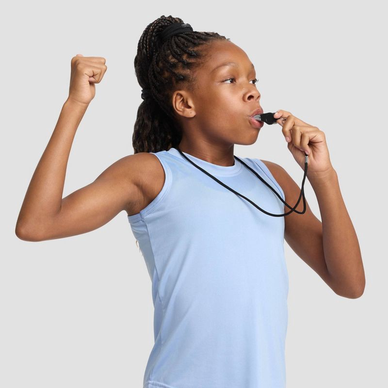 slide 6 of 7, Champion Game-Time Whistle - Black, 1 ct