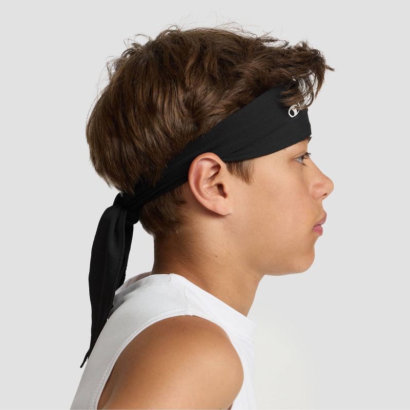 slide 2 of 9, Champion Legend Tie Headband - Black, 1 ct