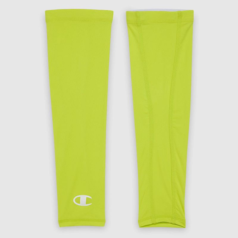 slide 5 of 7, Champion Momentum Leg Sleeve S/M Youth 2pk - Yellow, 2 ct