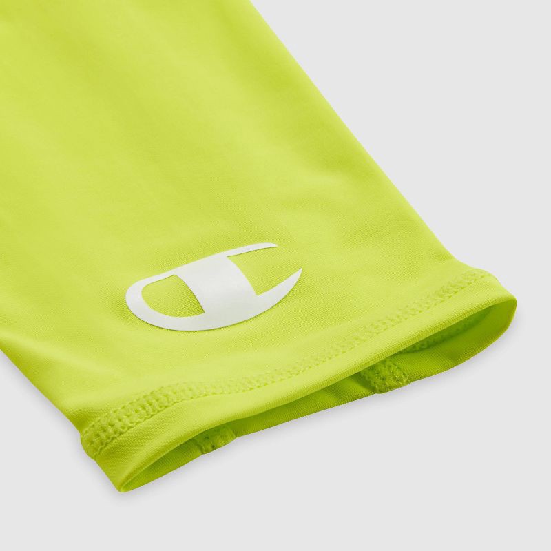 slide 6 of 7, Champion Momentum Leg Sleeve S/M Youth 2pk - Yellow, 2 ct