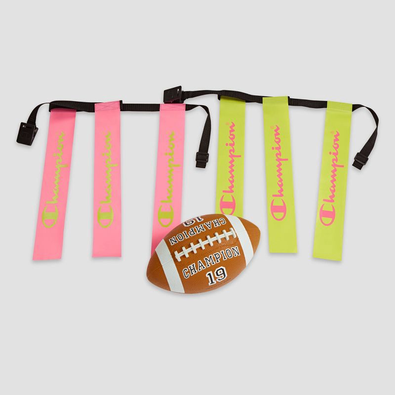 slide 2 of 8, Champion Red Zone Flag Football Set Peewee - Pink, 1 ct