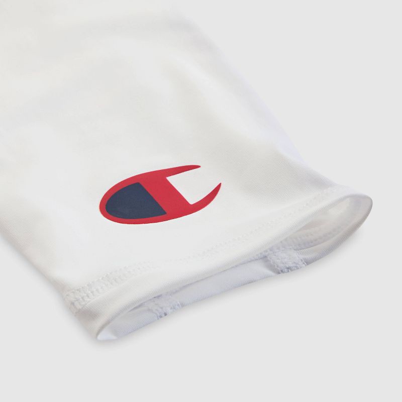 slide 6 of 7, Champion Momentum Leg Sleeve L/XL Youth 2pk - White, 2 ct