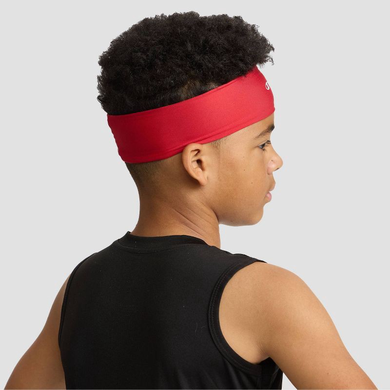 slide 6 of 12, Champion Legend Headband 3pk - White/ Red/ Blue, 3 ct