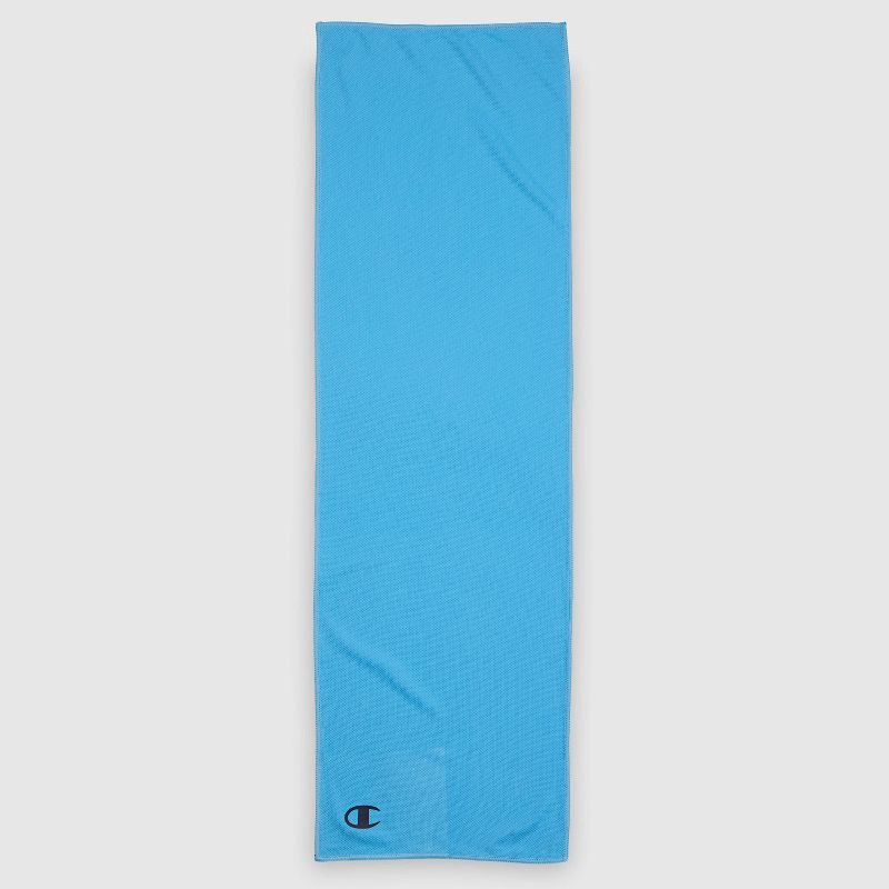 slide 2 of 8, Champion Chill Zone Cooling Towel - Blue, 1 ct
