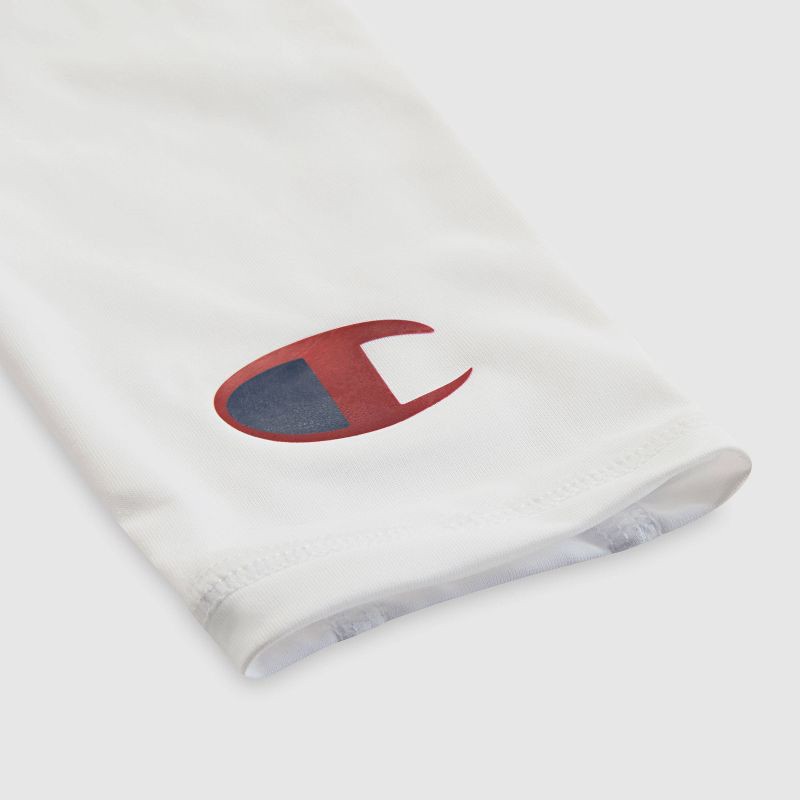 slide 6 of 7, Champion Momentum Arm Sleeve L/XL Youth 2pk - White, 2 ct