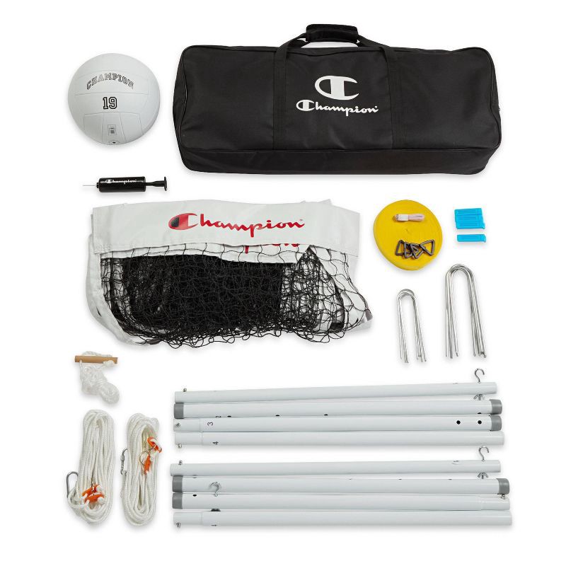 slide 1 of 8, Champion Spike Volleyball Net, 1 ct