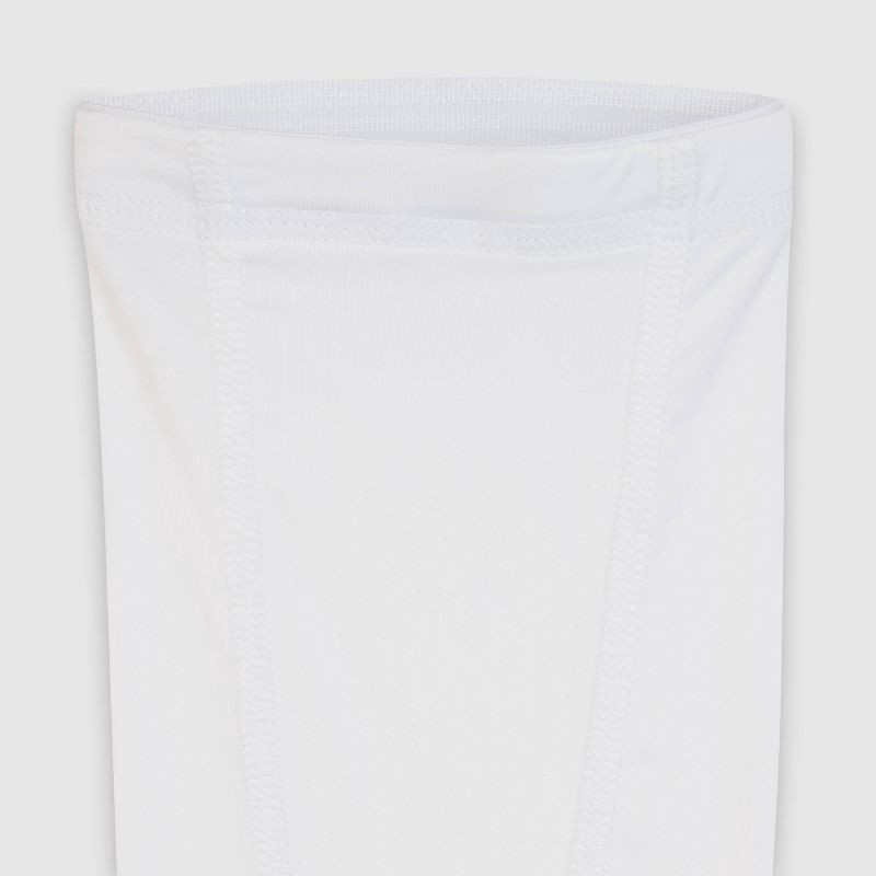 slide 7 of 7, Champion Momentum Leg Sleeve S/M Youth 2pk - White, 2 ct