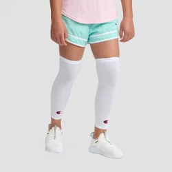 Champion Momentum Leg Sleeve S/M Youth 2pk - White