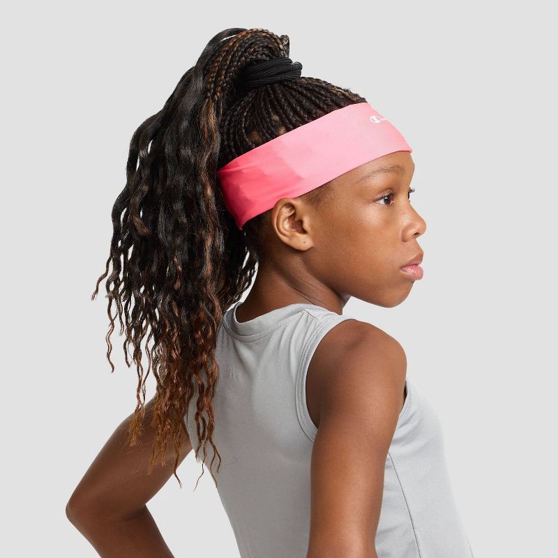 slide 4 of 12, Champion Legend Headband 3pk - Blue/Pink/Yellow, 3 ct