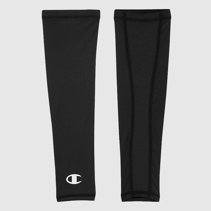 slide 5 of 7, Champion Momentum Leg Sleeve S/M Youth 2pk - Black, 2 ct