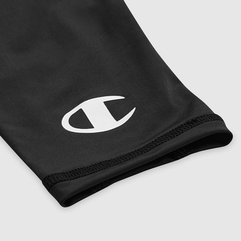slide 6 of 7, Champion Momentum Leg Sleeve S/M Youth 2pk - Black, 2 ct