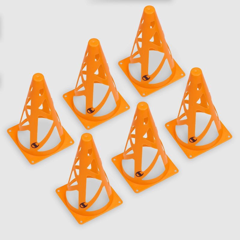 slide 2 of 6, Champion Agility Cones 6pk, 6 ct