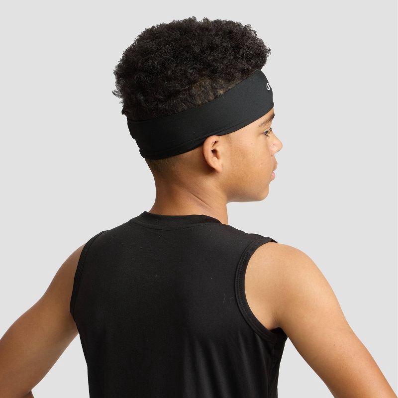 slide 2 of 12, Champion Legend Headband 3pk - Black/White/Gray, 3 ct