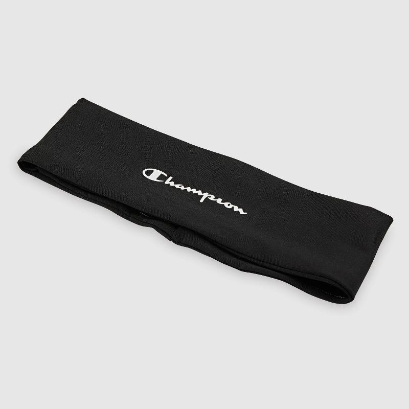 slide 12 of 12, Champion Legend Headband 3pk - Black/White/Gray, 3 ct