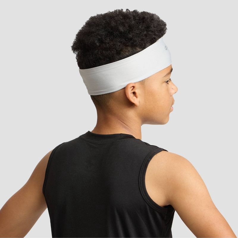 slide 6 of 12, Champion Legend Headband 3pk - Black/White/Gray, 3 ct
