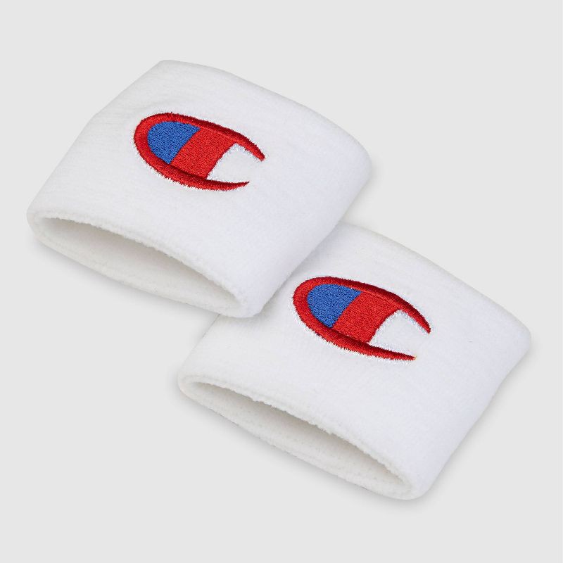 slide 7 of 8, Champion Varsity Headbands+ Wristbands 3pk - White, 3 ct