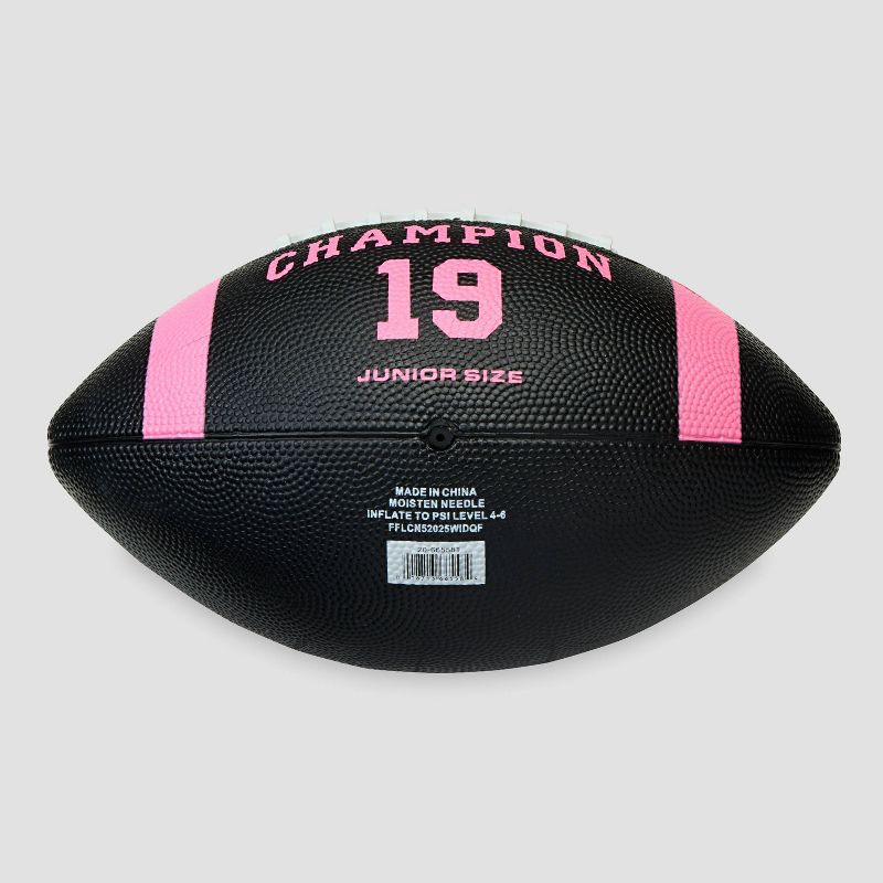 slide 3 of 7, Champion Blitz Football Junior Size - Black/Pink, 1 ct