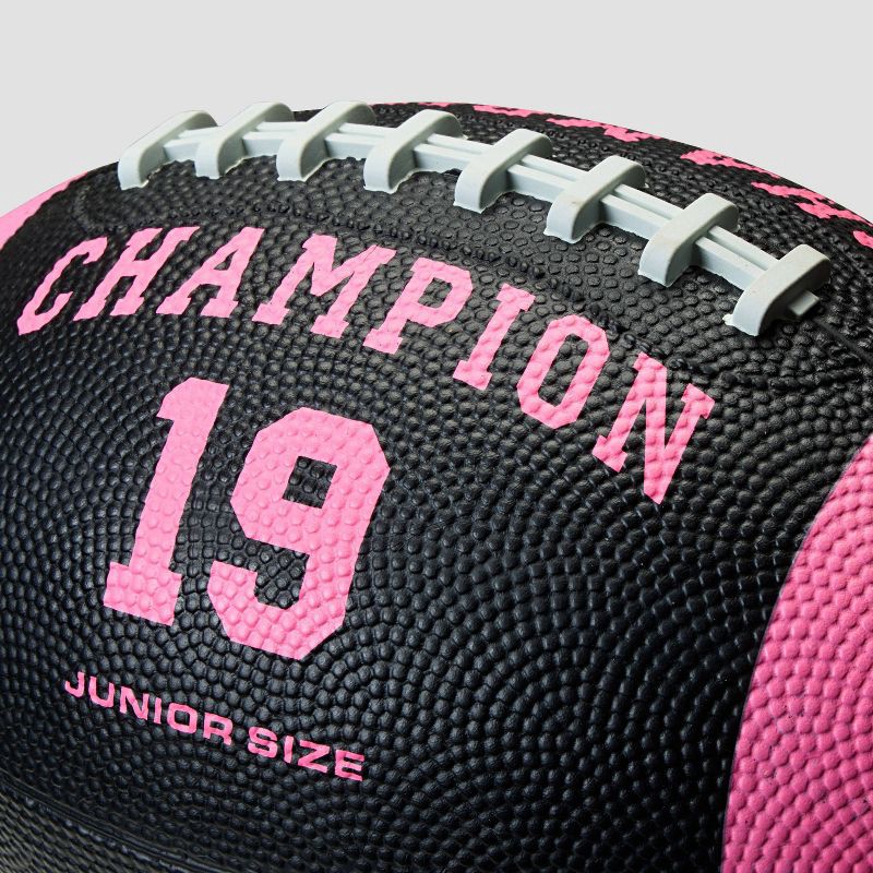slide 4 of 7, Champion Blitz Football Junior Size - Black/Pink, 1 ct