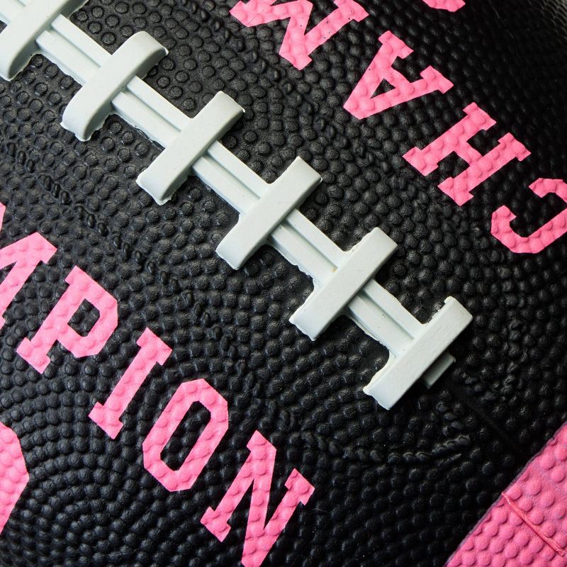 slide 5 of 7, Champion Blitz Football Junior Size - Black/Pink, 1 ct