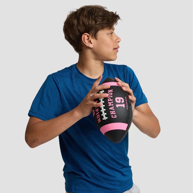 slide 6 of 7, Champion Blitz Football Junior Size - Black/Pink, 1 ct