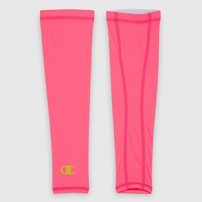 slide 5 of 7, Champion Momentum Leg Sleeve S/M Youth 2pk - Pink, 2 ct