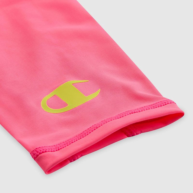 slide 6 of 7, Champion Momentum Leg Sleeve S/M Youth 2pk - Pink, 2 ct