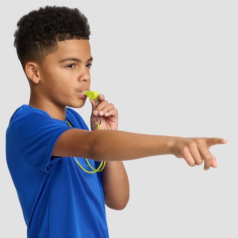 slide 6 of 7, Champion Game-Time Whistle - Yellow, 1 ct