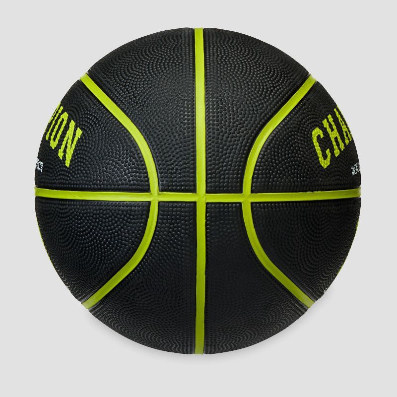slide 2 of 7, Champion Downtown Basketball 27.5" - Black/Yellow, 1 ct