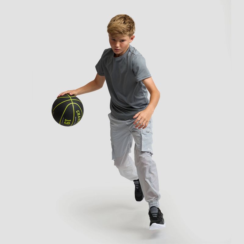 slide 6 of 7, Champion Downtown Basketball 27.5" - Black/Yellow, 1 ct