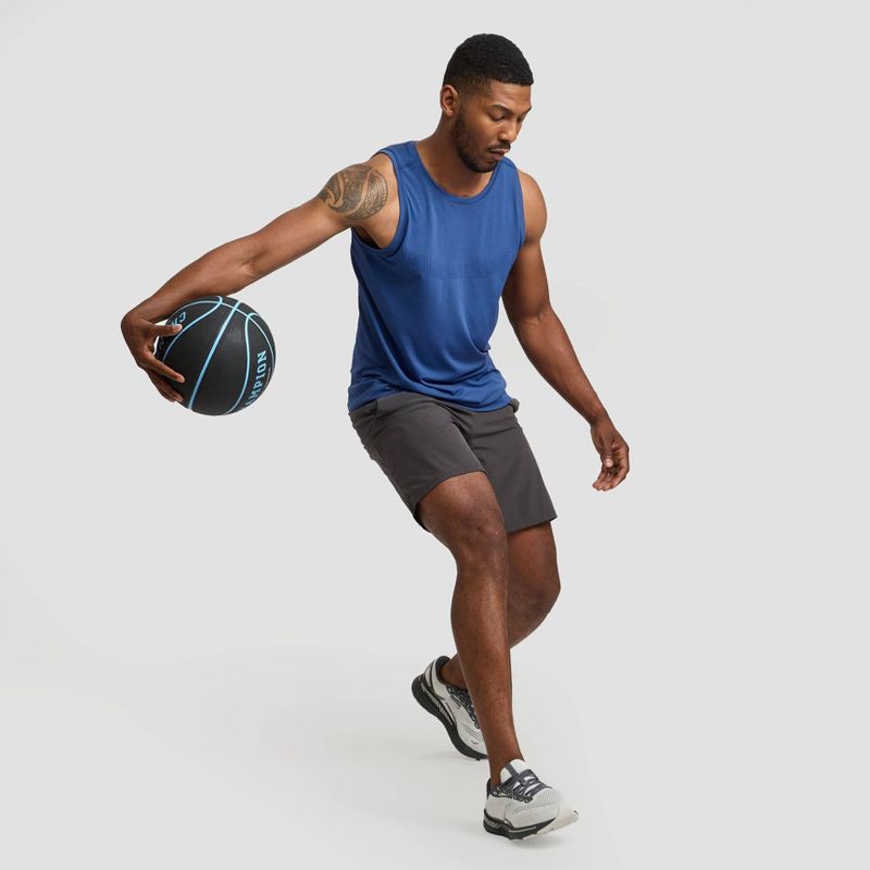 slide 6 of 7, Champion Downtown Basketball 29.5" - Black/Blue, 1 ct