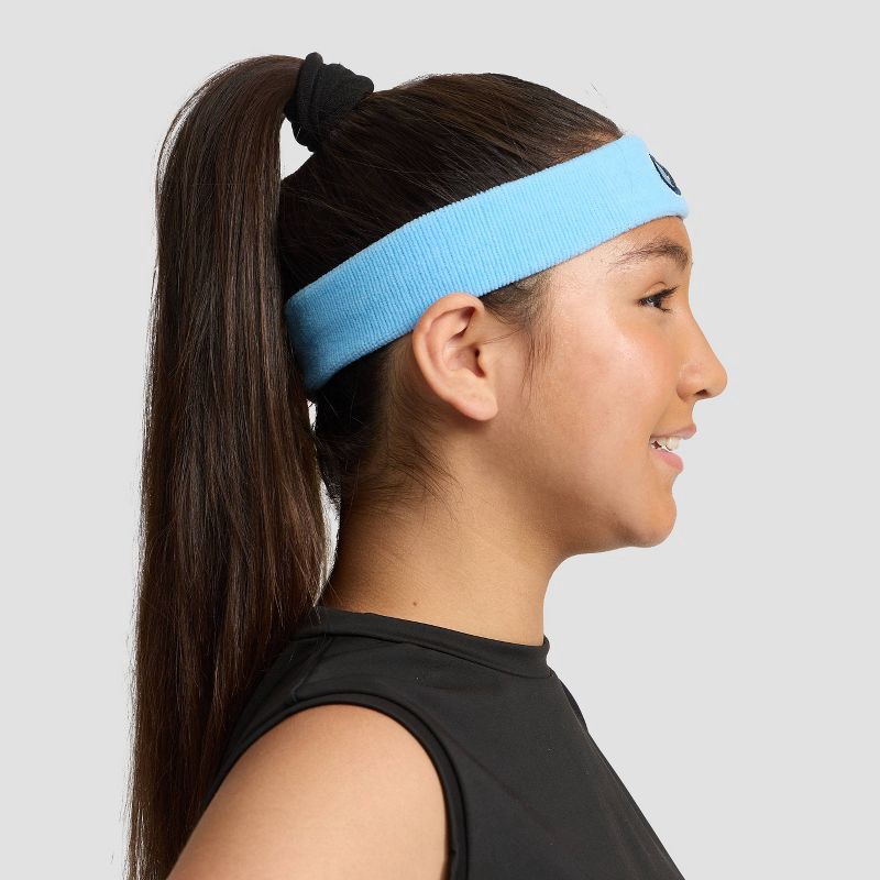 slide 2 of 12, Champion Varsity Headbands 3pk Blue/Pink/Yellow, 3 ct