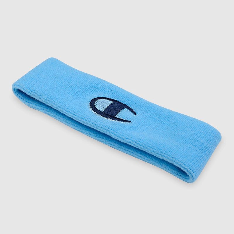 slide 10 of 12, Champion Varsity Headbands 3pk Blue/Pink/Yellow, 3 ct