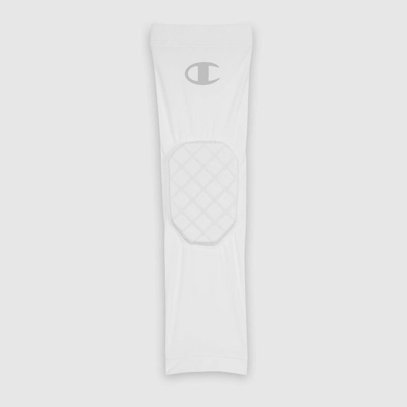 slide 5 of 8, Champion Momentum Padded Elbow Sleeve - White S/M, 1 ct