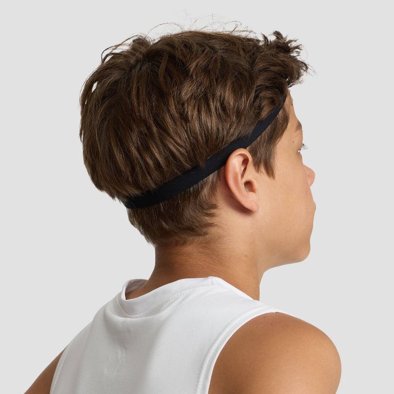 slide 2 of 12, Champion Game-Day Headbands 3pk - Black/ White/Gray, 3 ct