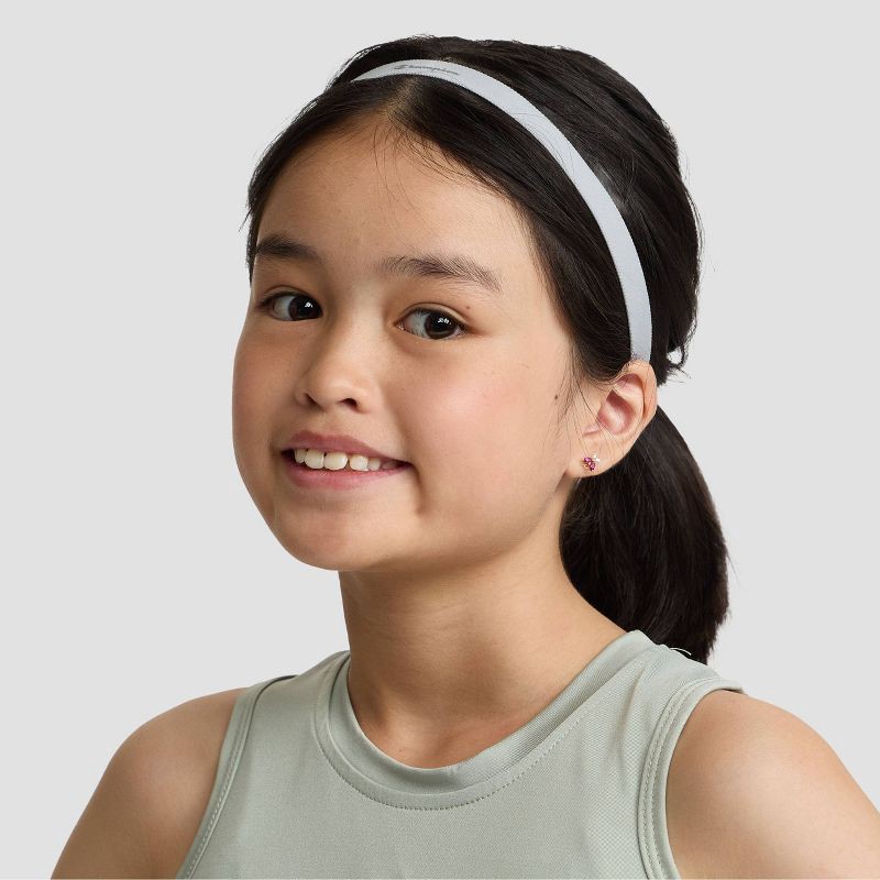 slide 3 of 12, Champion Game-Day Headbands 3pk - Black/ White/Gray, 3 ct