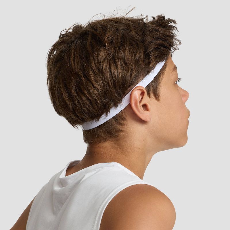 slide 6 of 12, Champion Game-Day Headbands 3pk - Black/ White/Gray, 3 ct