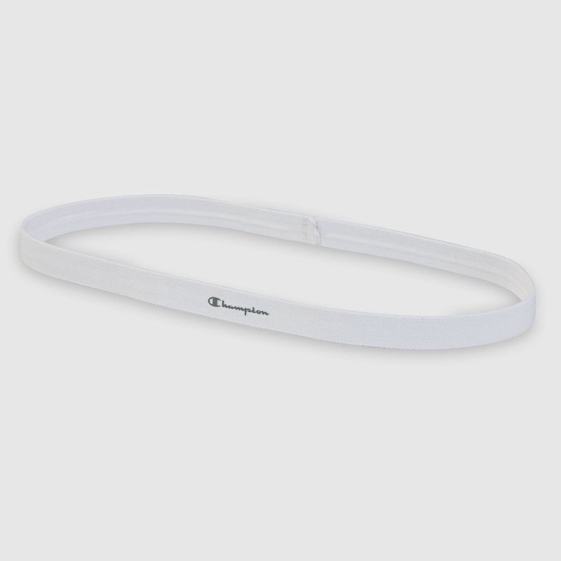 slide 11 of 12, Champion Game-Day Headbands 3pk - Black/ White/Gray, 3 ct