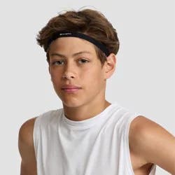 Champion Game-Day Headbands 3pk - Black/ White/Gray