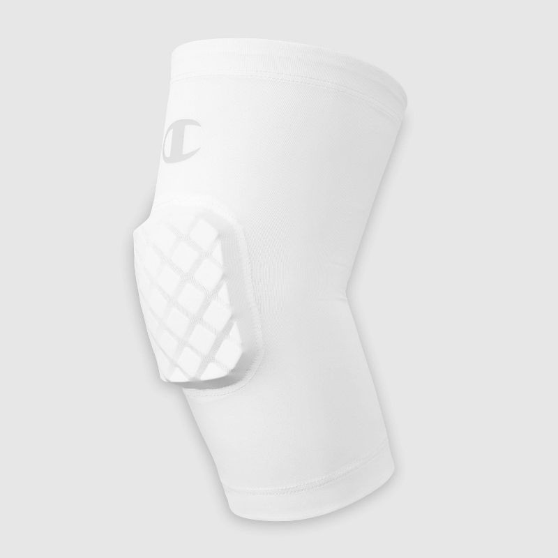 slide 5 of 9, Champion Momentum Padded Leg Sleeve - White L/XL, 1 ct