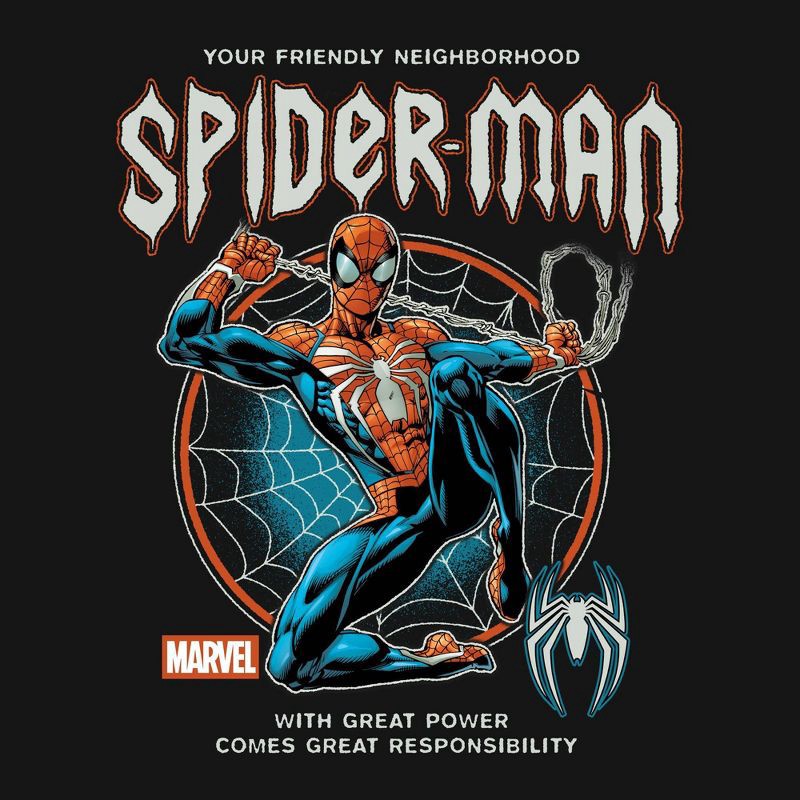 slide 3 of 3, Men's Marvel Neighborhood Spider-Man Graphic T-Shirt L, 1 ct