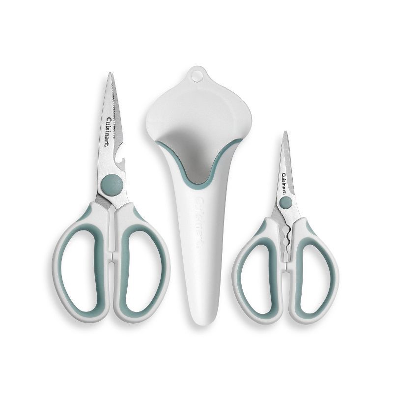 slide 3 of 12, Cuisinart 3pc Shears Set in Magnetic Holder, 3 ct
